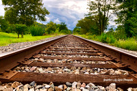 Train track, Augusta, Kentucky